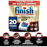 Finish Ultimate Plus 20 Kaps&uuml;l Bulaşık Makinesi Deterjanı Tableti (1 x 20 Kaps&uuml;l)