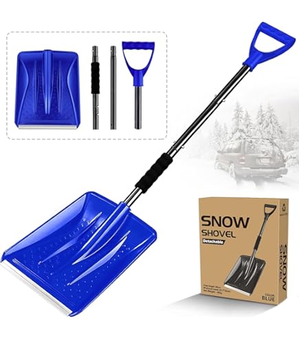 Pala Da Neve Pieghevole LESOLEIL - 42cm, Alluminio, Per Auto E Giardino - Foto 8