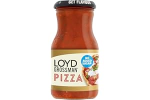 Loyd Grossman Rich Tomato, Basil and Oregano Pizza Topping Sauce, 350 g Jar (Pack of 1)