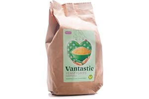 Hefeflocken VEGAN (100% rein) 200g für vegane Rezepte wie Käsesoße von Vantastic foods | Hefeflocken als veganer Käseersatz | Reine Hefe glutenfrei, sojafrei und frei von Erdnüssen und anderen Nüssen