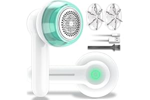 GBARAN Levapelucchi, Levapelucchi Elettrico ricaricabile con 1 lama da barba di ricambio, Rasoio portatile per lanugine in tessuto per vestiti, mobili, biancheria da letto, moquette