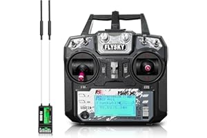 HAWK'S WORK FS-i6X 10 canali trasmettitore set, 2.4GHz RC controller con ricevitore (FS-i6X+iA6B)