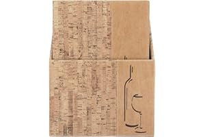 SECURIT - Box de 10 Cartes des Boissons Gamme Design - pour Restaurants, Cafés, Bars - 1 Insert Double (4 Pages) Inclus - A4 - Liège