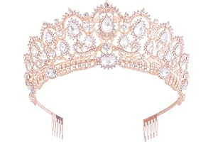 Vofler Crown Vintage Tiara with Comb