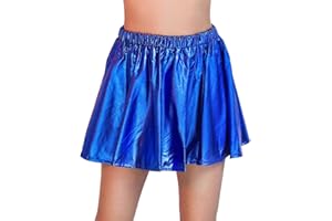 Alaurbeauty Gonna Da Donna Con Brillantini, Con Paillettes, Gonna Corta, Lucida, Sexy, Con Glitter, Per Ballo, Feste, Concerti, Argento, S - Foto 6