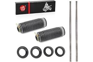 MOTO1988 Heavy Duty Fork Springs & Seal For HONDA 1985-2013 XR100R CRF100F FRONT Fork Dust Seal Kit & FORK BOOT