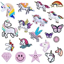 Bügelbild Einhorn Mit Strasssteinen – Glitzer-Aufbügler Für T-Shirts, Hoodies & Textilien