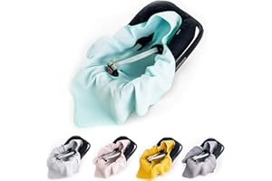 BABEES Coperta per bebè, Coperta Ovetto Neonato, Bambino, Coperta per seggiolino, Copertina Universale Neonato in 100% Cotone, la primavera e'lestate, primaverile