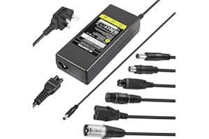 LabTEC 42V 2A Mobility Scooter Electric Bike Battery Charger for 36V 2A 10S Li-on Battery E-bike Hoverboard Power Supply 7 in 1 Charger