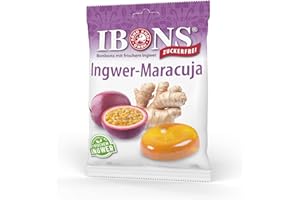 ‎IBONS IBONS Lutschbonbons 75g zuckerfrei (Ingwer-Maracuja)