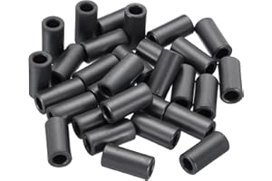 PATIKIL 30Stk Ferrite Toroid Kern Toroid Kern 0.4" ADx0.2" IDx0.8" H Ferrite Ringe Transformator Ferrite Toroid Kerne für EMI/RFI Filtern Schwarz