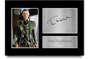 HWC Trading A4 Tom Hiddleston Avengers Loki Avengers Loki Geschenke gedruckt Autogramm Bild für TV-Fans signiert - A4