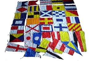 Brass Blessing Nautical Signal Flag - Maritime Marine Boat Yacht Beach Party - Marine Code: (C)