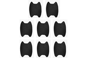 SWYSGS 8Pcs Auto Türgriff Schutzfolien, Universal Auto Türgriff Lackschutz Film für Griff Aussparungen (schwarz)