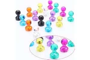 SAIZONE 16 Piezas Imanes Pizarra Magnetica, Imanes De Nevera, para Tablero de borrado en seco Mapa de, oficinas, escuelas, Pizarra, refrigeradores de Cocina