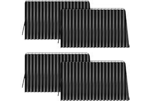 ZATOOTO Car Side Window Sunshade, Magnetic Blackout Window Shade for Baby, Privacy Car Curtains with UV Protection, 4PCS Black