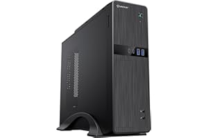 UNYKACH UNYKAck Caja de Ordenador Micro ATX UK2011 Negra, con Fuente de Alimentación 450W, Dos Conectores USB 3.0 y Dos Conectores Type C (USB 2.0)