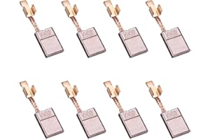 EIAIGKY 8 Pièces Balais de Charbon pour Moteur Makita CB440, Brosse À Charbon Cuivre 18V/14.4V, CB448 CB436, 195021-6, 194427-5, 194159-4, BDF440 BFR440 BDA340 BDA351 Perceuse Visseuse, Remplacement pour Outi
