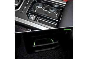 auovo 8pcs Anti-dust Mats for Range Rover Evoque Accessories 2012-2018 Custom Fit Center Console,Car Cup Holder Inserts,Door Liners Interior for Land Rover (White)