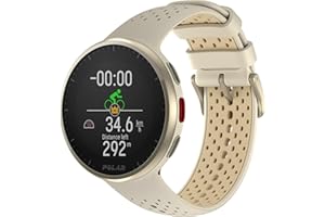 Polar Pacer Pro Montre GPS DE Course A Pied avec Fonctions AVANCÉES Adulte Unisexe, Champagne-Gold, S-L