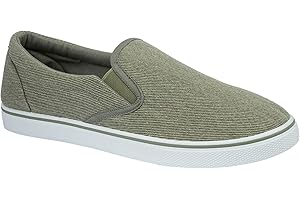 FASHION STAR Mens Slip On Canvas Espadrilles Deck Plimsolls Trainers Pumps Casual Shoes