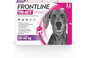 FRONTLINE tri-act Chiens de 20 à 40 kg 3 pipettes