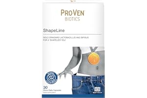 Pro-Ven Probiotics ShapeLine | Supports a 'shapelier You' | As seen in Daily Mail | 50 Billion CFU | Gut Health Supplement | 30 Capsules