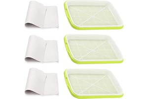 CTFOREST 3 Stück Seed Sprouter Tray, Samen Sprouter Tablett, BPA-frei, Bodenloses Anbau-Tablett für Weizensämlinge, für Garten, Büro, Haus, Restaurant