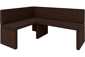 ‎GENERIC Eckbank Akiko Corner Bench - Eckbankgruppe für Ihrem Esszimmer, Küche modern, Sitzecke, Essecke. Perfekt für Küche, Büro und Rezeption. Solide und Starke Verarbeitung. (INARI 28, 142x196cm Links)