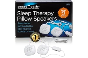 Sound Oasis dual pillow speaker with volume control ideal MP3 or tinnitus
