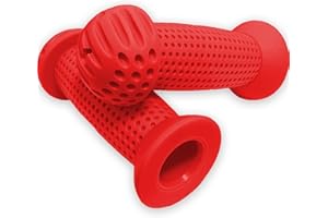 FRSOHEWIN Manopole per bicicletta per bambini, impugnature ergonomiche, in gomma, antiscivolo, per bambini, bicicletta, 1 paio di bici da città, 100 mm, colore nero