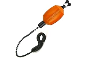 Fox Black Label Dumpy Bobbins - Optical Bite Alarm, Visual Bite Alarm for Carp Fishing, Bobbin Hanger for Fishing