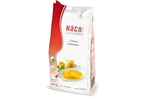 HACO – Crème Catalane – sachet de 440 g - desserts faciles - sans conservateur - preparation pour desserts - desserts express - dessert savoureux - idées recettes