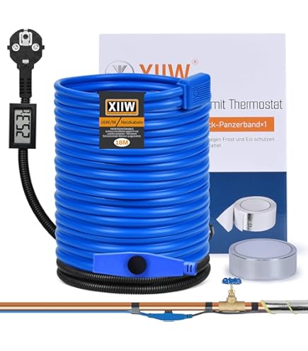 Cavo Riscaldante Antigelo Autoregolante Ci-Fotto 7m - Per Tubi Acqua Fino A -40°C - Foto 9