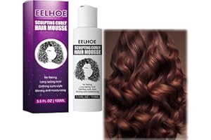 NURVIDIS Crema Definidora De Rizos, Crema De Peinar Rizos, Crema De Peinado Hidratante Para Cabello Rizado, Curly Hair Conditioner, Curl Control Defining Cream Para Todo Tipo De Cabello-100ml