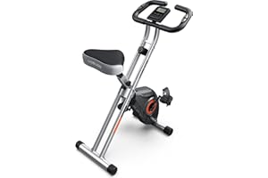 ‎YOSUDA YOSUDA Heimtrainer Fahrrad Klappbar,Ergometer 150kg Belastbar, Hometrainer 8 Magnetische Widerstandsstufen,Leise & Bequem, LCD-Monitor, höhenverstellbarer Sitz