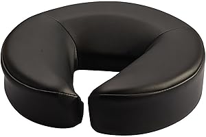 MASTER MASSAGE EQUIPMENT Master Massaggio, cuscino per il viso per lettino da massaggio, in memory foam, nero