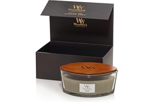 Woodwick Candela profumata in Confezione Regalo | Candela Fireside a ellisse con stoppino scoppiettante | Fino a 50 Ore di Durata | Regali per Donne