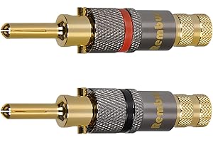 Rembus High End Bananenstecker | vergoldet | 4 Stück | BS-116