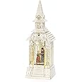 Konstsmide Church Lantern with Dickens Style Carol Singers : Water Filled : Battery Operated & Timer : 4366-000