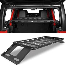CheroCar Portabicchieri Posteriore Per Jeep Wrangler JL E Gladiator JT (2018-2024) - Montaggio A Pavimento, ABS Nero