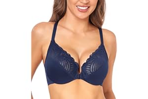 DotVol Sujetador de Mujer con Aros y Cierre Frontal de T-Back