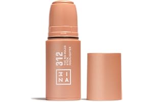 3INA MAKEUP - The No - Rules Stick Highlighter 312 - Iluminador en Barra Rosa dorado Iluminador Facial 3 en 1 Mejillas Labios y Ojos con Acabado Natural- Vegan - Cruelty Free