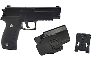 Saigo Defense Pistola a Molla Airsoft G.26 Black/Materiale: Metallo/Potenza: 0,5 Joule/Viene Fornito con Fondina da Cintura CQC
