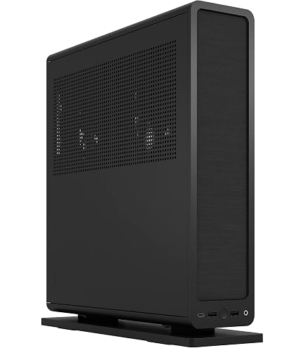 Fractal Design Mood Black PC Case - Sleek Fabric Design, 180mm Top