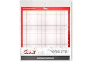 Siser Alfombrilla de corte Light Tack 30 x 30 cm – baja adherencia, ideal para materiales ligeros. Cortes precisos y precisos en vinilo autoadhesivo y papel