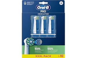 Oral-B Pro Cross Action ersättningsborsthuvuden, 10 borsthuvuden