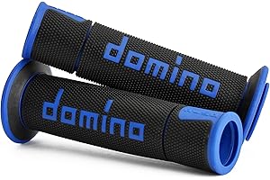 DOMINO COPPIA MANOPOLE BLU/NERO RACING