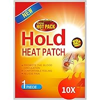 Supchamp Wärmepflaster 10 Stück - Selbstklebend Schmerzpflaster Wärmekissen für Rücken, Nacken, Schulter und Bauch…