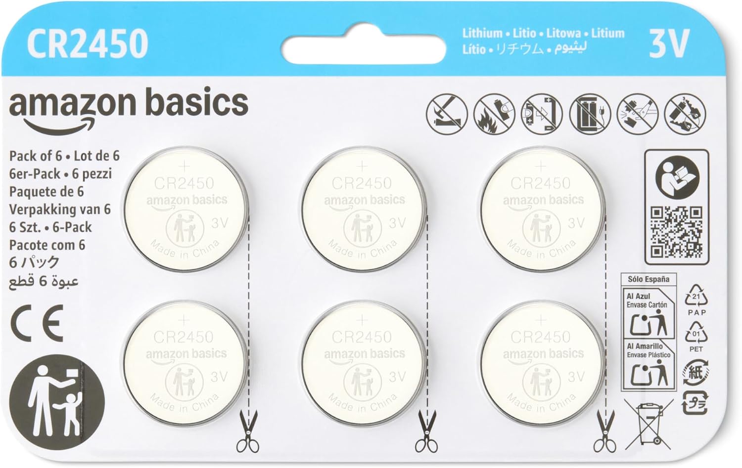 Avantages, Atouts et Limites du Amazon Basics CR2450 lithiumknoopcelbatterij
